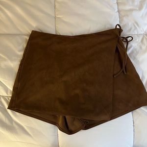 Suede Abercrombie Skort